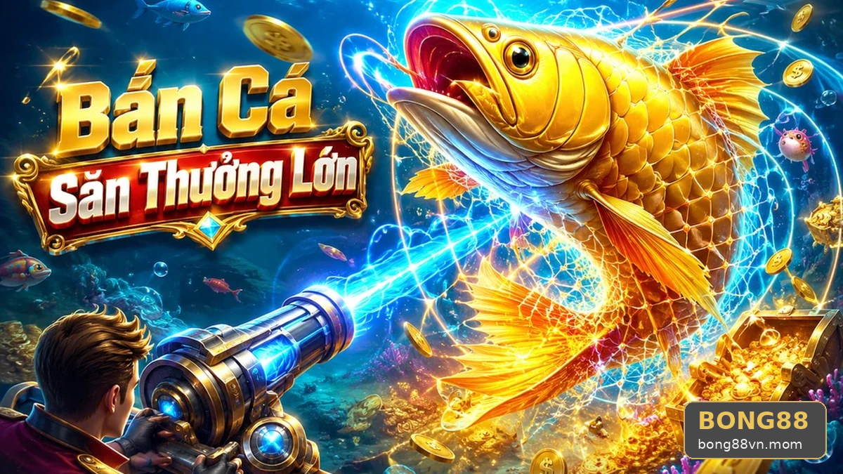 Mở Màn Bắn Cá Săn Thưởng Đến Khi Guồng Slot Nổ Hũ Tại BONG88